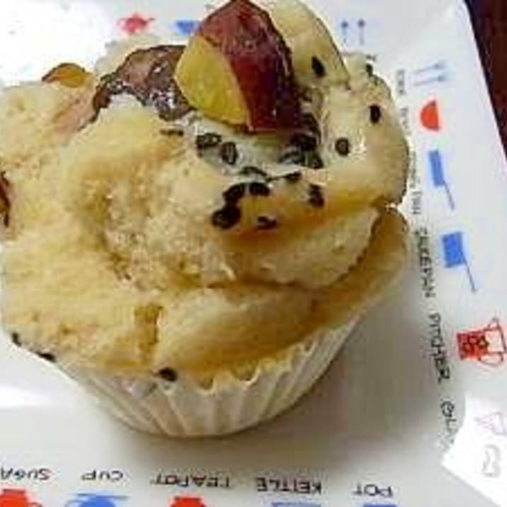 ホットケーキミックスでさつまいも蒸しパン